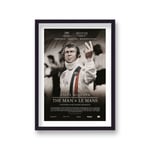 Gallery Print & Art Steve McQueen Le Mans Movie Poster French - Black Wood - One Size