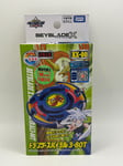 UK Stock - Takara Tomy Beyblade X BX-00 Booster Drunzer Spiral 3-80T BXG-01 Blue