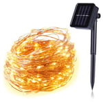 Solar Powered Lights 200 LED String Fairy Lights for Outdoor Christmas2019