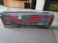 Voiture Miniature Teamsterl Mega Transporter Pompier Ech 1/43