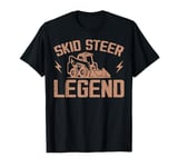 Never Underestimate An Old Man With A Skid Steer T-Shirt