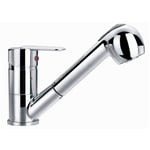 Idro Bric SCARUB0179CR Mixeur Évier Douche à Main Amovible Chrome Poli