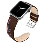 Apple Watch Series 4 40mm genuine leather watch band - Chocolate