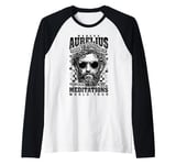 Funny Stoic Philosophy Marcus Aurelius Meditations Tour Raglan Baseball Tee