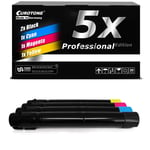 5x Pro Toner for Xerox Workcentre 7830-F 7830-T 7845-i 7830-i 7535 7556 7525