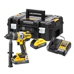 DEWALT MACHINES Perceuse Visseuse à percussion Premium 18V DCD999H2T-QW Brushless avec coffret et 2 batteries 5,0 Ah