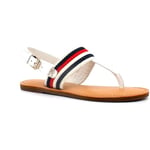 Chaussures Tommy Hilfiger  Sandalo Infradito Donna Ecru FW0FW06988