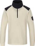 Skogstad Juniors' Hulda Merinoull Blanding Half-Zip White Sand, 143-154 (12 YR)