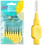 Tepe Interdental Brushes | Type: Extra Soft | Yellow | Size 4 (0.7Mm) | 8 Count