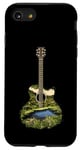 Coque pour iPhone SE (2020) / 7 / 8 Guitare acoustique Nature Paysage Musique Lover Art