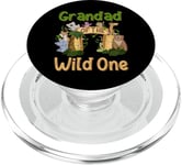 Grandad Of The Wild One Zoo Famille Safari Jungle PopSockets PopGrip pour MagSafe