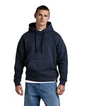 G-STAR RAW Men's Essential Unisex Loose Hoodie, Blue (salute D22994-D395-C742), L