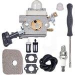 BR200 Förgasare för Stihl BR200 BR 200 Ryggsäck Blåsare Carb Ersätter 4241-120-0625 med 4241-120-1800 Luftfilter Bränsleledningsslang Kit - BR200 Förgasare