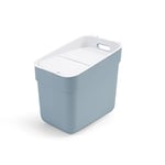 Curver Ready to Collect 100% Recycled 20L Kitchen Accessories Recycling Lift Top Bin Smoked Grey with Light Grey Lid