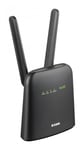 D-Link N300 wireless router Ethernet Single-band (2.4 GHz) 4G Black