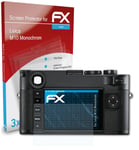 atFoliX 3x Protecteur d'écran pour Leica M10 Monochrom clair