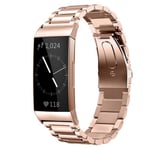 Fitbit Charge 3 Stainless Steel Strap RoseGold