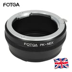 Adapter Ring for Pentax PK K Mount to Sony NEX E-Mount Camera for Sony NEX H4R8