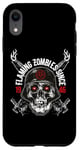 Coque pour iPhone XR Zombie Army Flaming Zombies depuis 1946