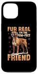 Coque pour iPhone 13 Boxer Dog Breed Fur Real I'm the paw-fect friend.