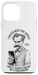 Coque pour iPhone 13 Pro Max Une drôle de philosophie de Nietzsche plongée dans l'abîme Mot de passe Wi-Fi