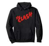 The Clash - Scratched Red Logo Pullover Hoodie