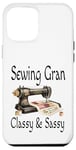 Coque pour iPhone 12 Pro Max Sewing Gran Classy And Sassy Queen Machine à coudre vintage