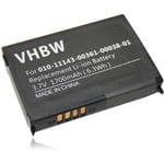 1x Batterie compatible avec Garmin Aera 550, 510, 560, 500 gps, appareil de navigation (1700mAh, 3,7V, Li-ion) - Vhbw