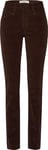 BRAX Women's Style Mary New Corduroy Pants, Brown, 34W x 30L