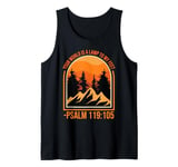 Your World Is A Lamp To My Feet Psalm 119:105 Tank Top