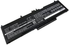 Batteri till 4F5YV för Dell, 11.4V, 7300 mAh