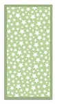 Panorama Tapis du Sol Vinyle Étoiles Vert 80x200 cm - Tapis de Cuisine en PVC Linoléum Vinyle - Antidérapant Lavable Ignifuge - Tapis Chambre Enfant - Protection du Sol