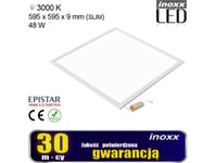 Nvox Led-Panellampa 60X60 48W Taklampa Med 3000K Varm