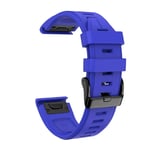 Eariy Silicone Replacement Strap Compatible with Garmin Fenix 6S / 6Spro, Quick Release Watch Strap, Light and Comfortable, Multiple Colours, blue