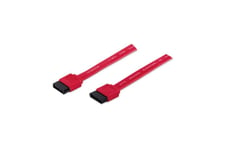 Manhattan 340700 SATA-kabel 0,5 m SATA 7-pin Rød