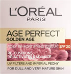 L'Oreal Age Perfect Golden Age Rosy Re-Fortifying Cream, SPF 20, Anti-Sagging