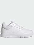 adidas Sportswear Kids Unisex Tensaur Sport 2.0 Trainers - White, White/White, Size 11 Younger