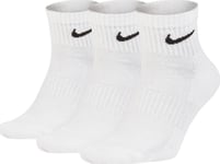 Sokker Nike Everyday Polstret Ankel 3 Par Hvite Sx7667 100 - 42-46