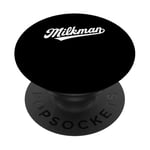 Milkman Funny Cow Juice Glass Bottle Dairy Farms Gift PopSockets Adhesive PopGrip