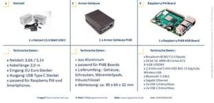 Raspberry Pi 4B ARMOR 4GB KIT V . Basic