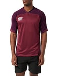 Canterbury Vapodri Evader Maillot Rugby Homme Marron FR: L (Taille Fabricant: L)