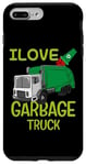 Coque pour iPhone 7 Plus/8 Plus Love Camion poubelle de recyclage pour enfants et adultes