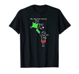 I miss my dog so much. Angel dog gives battery charge T-Shirt