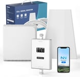 Amplificateur Reseau Mobile 5G 4G LTE 3G GSM Amplificateur pour Maison avec Écran Tactile Intelligent sur la Bande 3 et 7 pour Orange SFR Free Bouygues Télécom et Plus