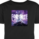 Barn-T-shirt | Bekväm T-shirt för Barn Fortnite svart 9-11 År