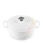 Le Creuset - Signature støpejernsgryte rund 24 cm 4,2L loving white