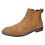 Bruno Marc Bottines Chelsea Homme Boots Confortable Mode en Daim Bronzer URBAN-06 Talla 46EU/12US