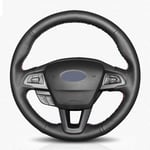 JIERS Steering wheel cover for Ford Focus 3 2015-2018 Escape C MAX Ecosport 2018-2019 Kuga 2016-2019, Car Steering Wheel Cover