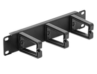 DELOCK – 10" Cable management panel, black (43342)