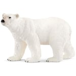 SLH14800 Schleich Wild Life - Ours polaire, figurine pour enfants de 3 ans et plus